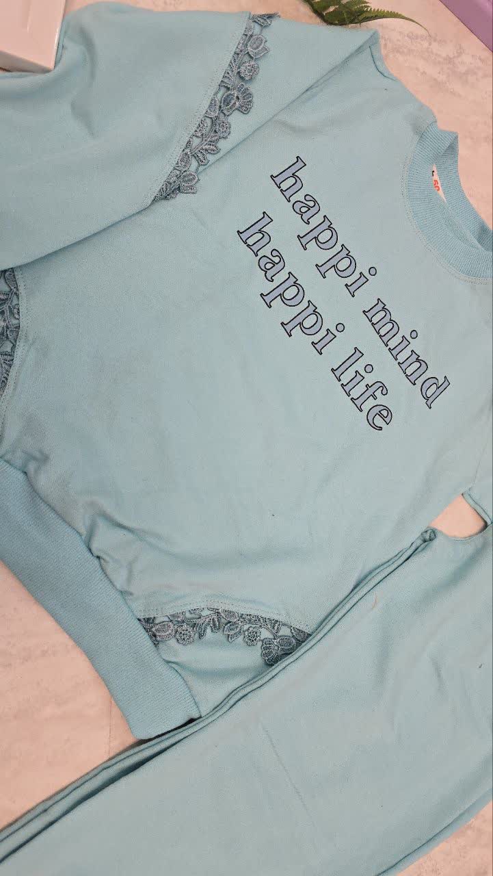 بلوز شلوار دورس دونخ پنبه لاکرا دخترانه