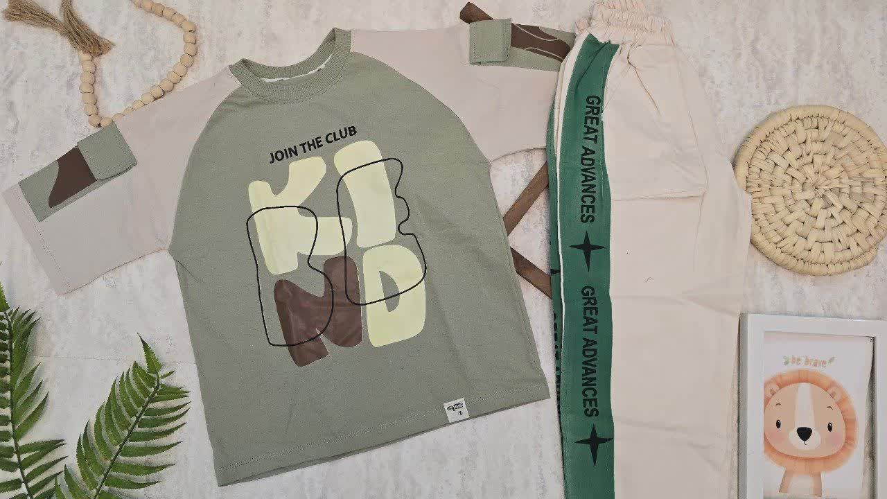 تیشرت با شلوار کتان درجه یک اسپرت