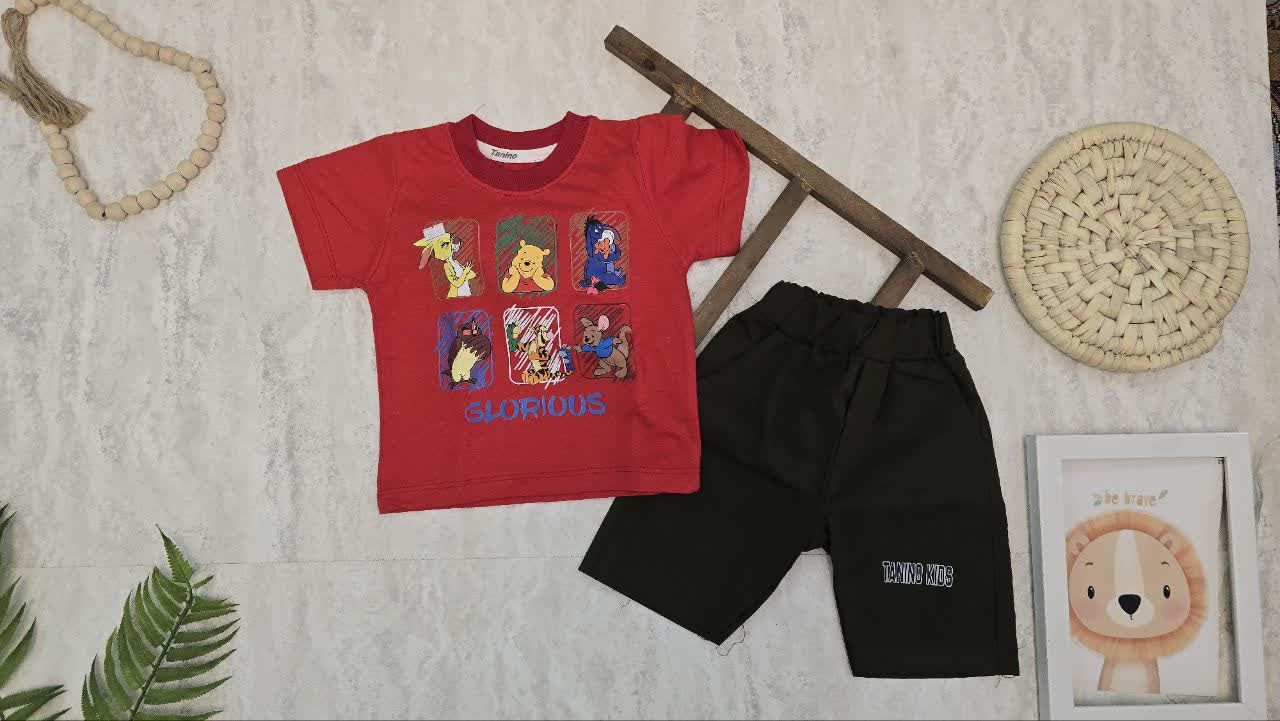 تیشرت شلوارک پسرانه