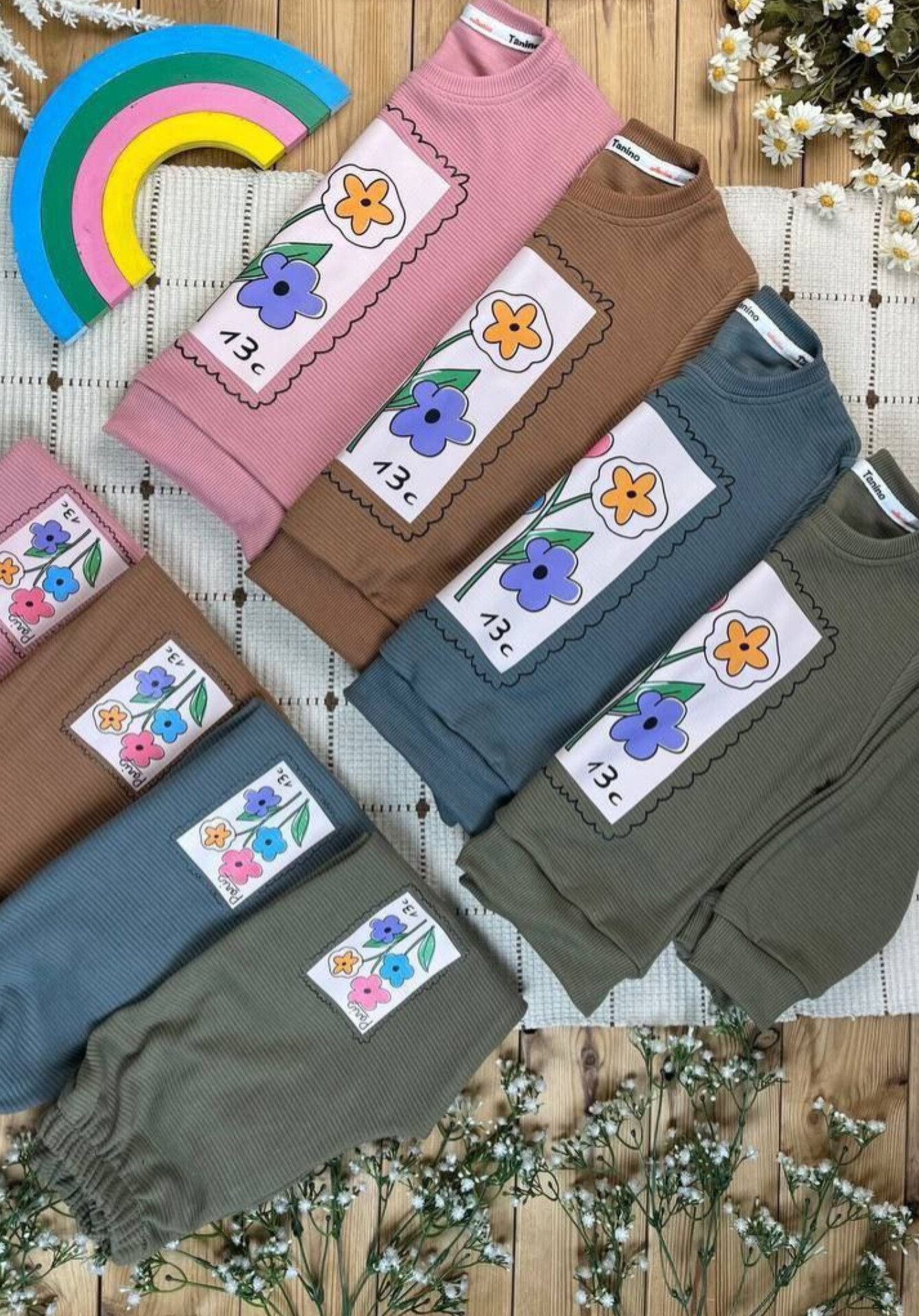 بلوز شلوار دخترانه پارچه پنبه اتوبانی دخترانه