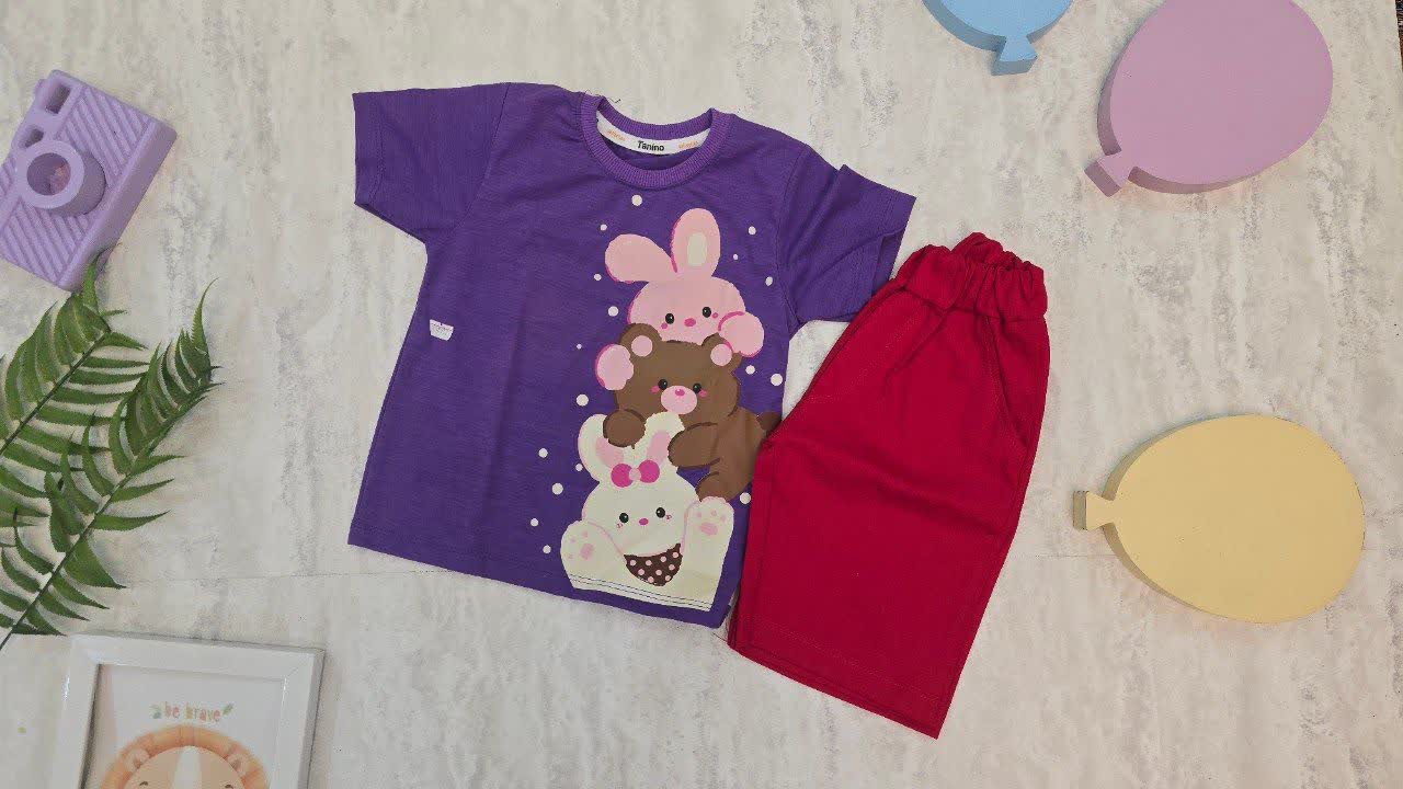 تیشرت شلوارک دخترانه