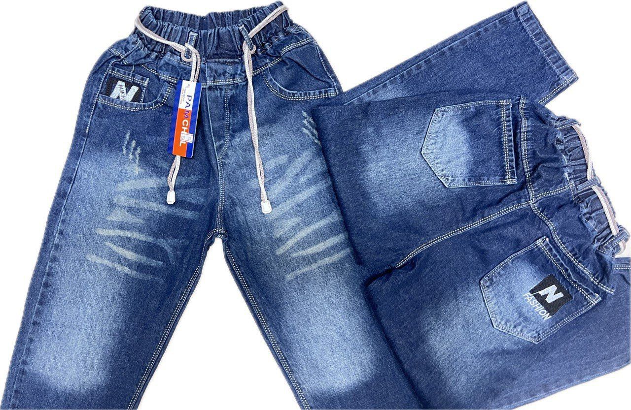 شلوار لی مام فیت سنگ شور اسپرت