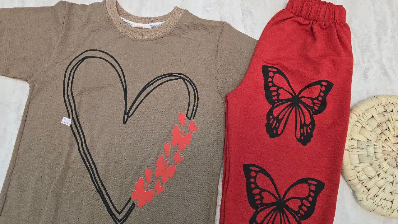 تیشرت شلوار خفن دخترانه